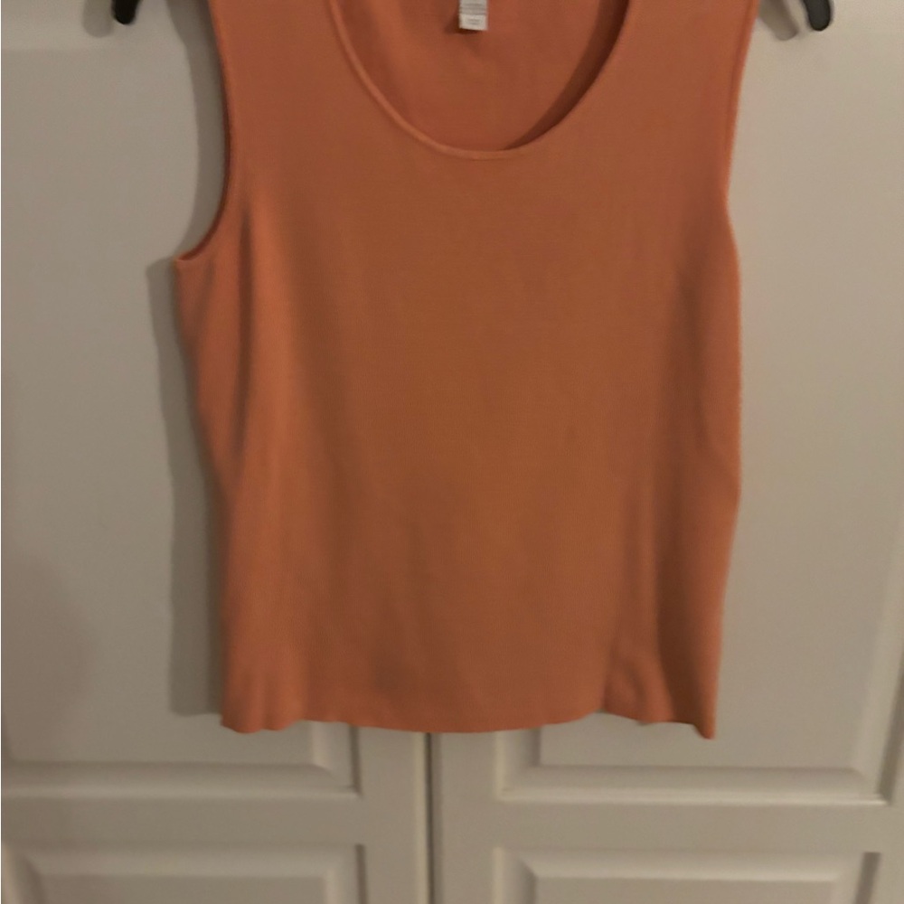 Charter Club Women's Sleeveless Knit Tank pink Silk Blend Casual Basic size‎ M